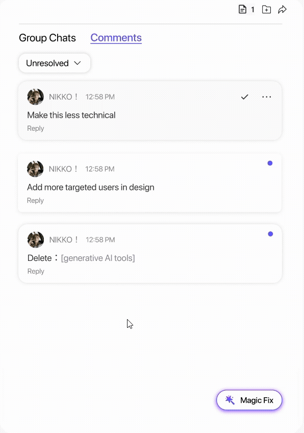 AI preselect demo